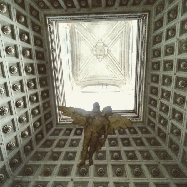 Soffitto con angelo in Palazzo Grimani