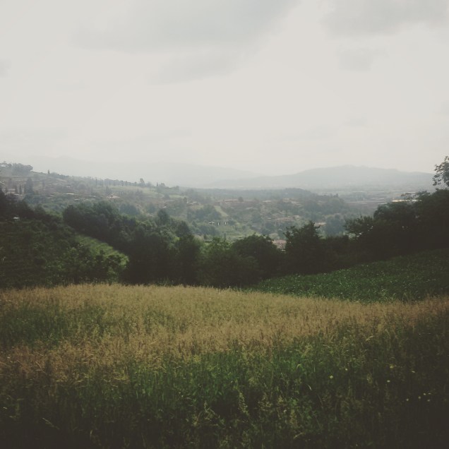 Il panorama dalla Riviera di Pontida