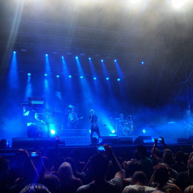 Una fotografia dei Subsonica scattata durante il concerto