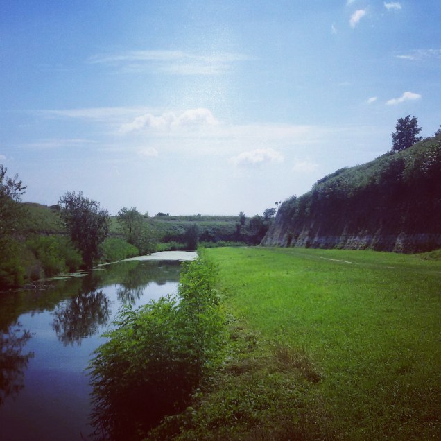 Foto scattata durante la passeggiata lungo le mura di Palmanova
