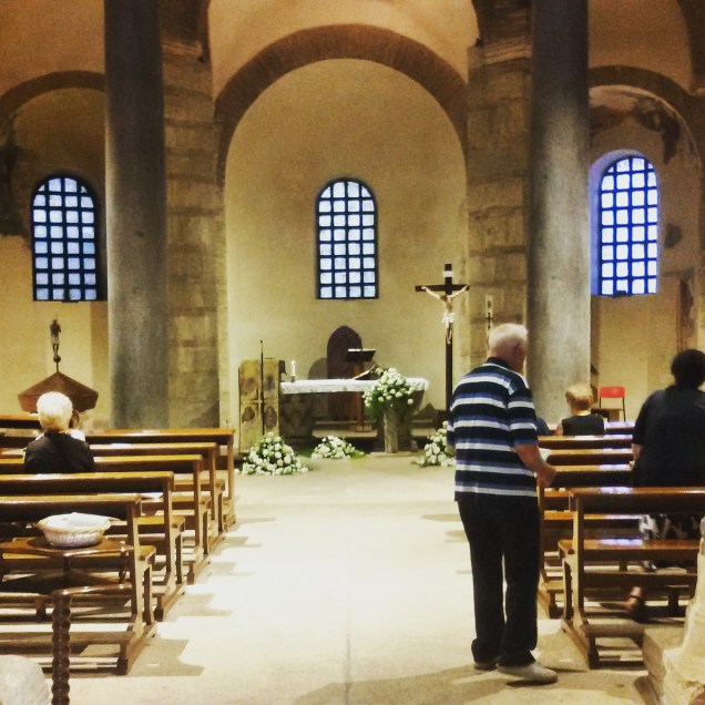 L'interno della chiesa di Santa Sofia