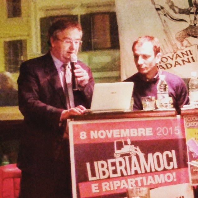 Il prof. Roberto Castenetto e l'On. Massimiliano Fedriga