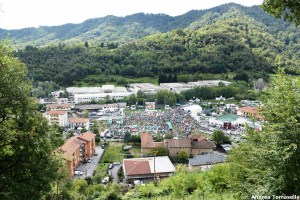 Prato di Pontida visto dall'alto