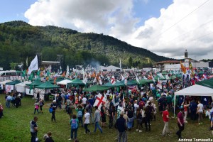 Pubblico leghista a Pontida 2016