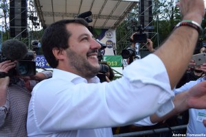 Matteo Salvini a Pontida 2016