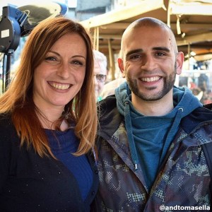 una foto di Lucia Borgonzoni con un supporter