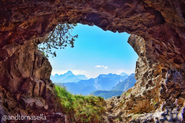 galleria scavata nella roccia