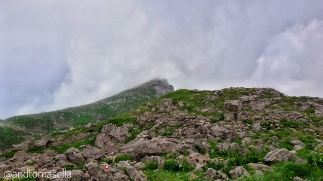 la cima del Monte Nero (Krn)
