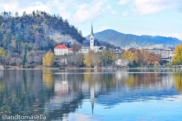 uno scorcio meraviglioso sul lago di bled