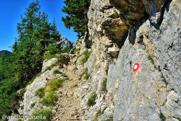 sentiero per il triglav da pokljuka