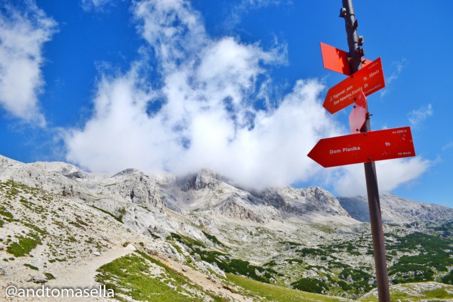 cartelli montagna slovena triglav
