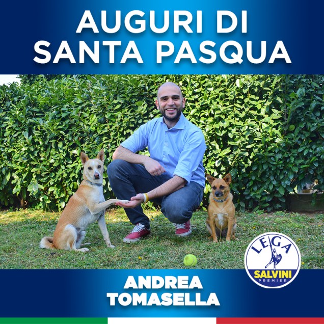 consigliere comunale con cani